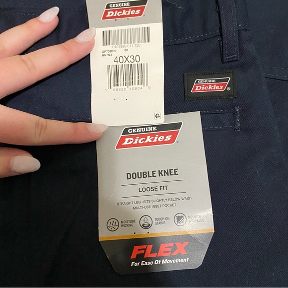 Dickies Men's Dark Blue Cargo Pants - Picture 5 of 7